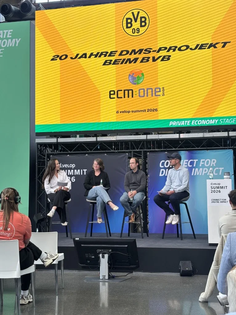 Unser Vortrag mit dem BVB auf dem d.velop summit 2026