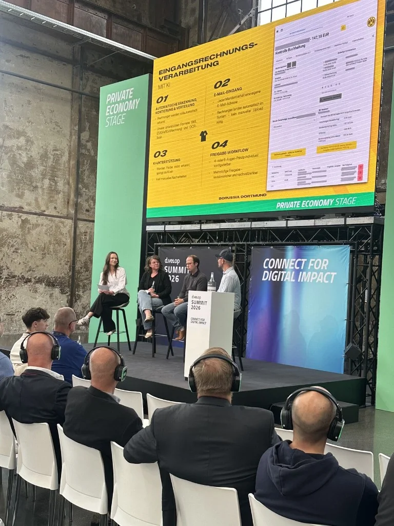 Unser Vortrag mit dem BVB auf dem d.velop summit 2026